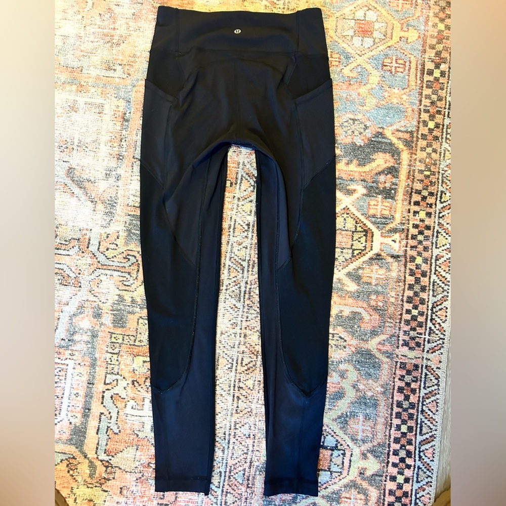 Lululemon running pant high waist , with pockets